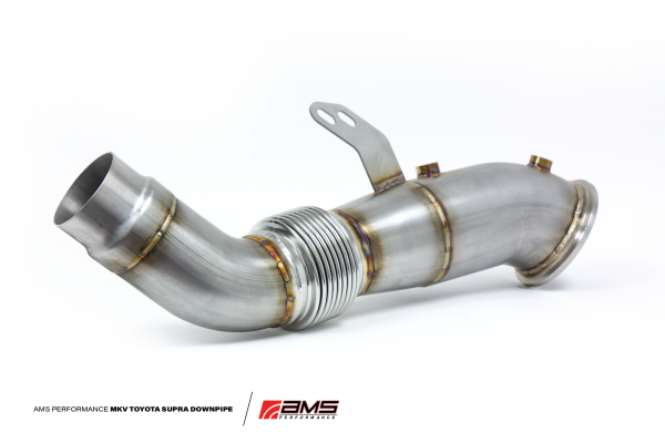 AMS Performance Street Downpipe w/ GESI Catalytic Converter Toyota Supra