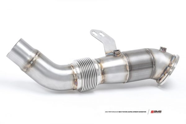 AMS Performance Street Downpipe w/ GESI Catalytic Converter Toyota Supra - Image 4
