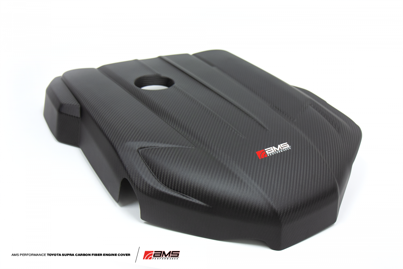 AMS Performance Carbon Fiber Engine Cover Toyota Supra Turbomotiv