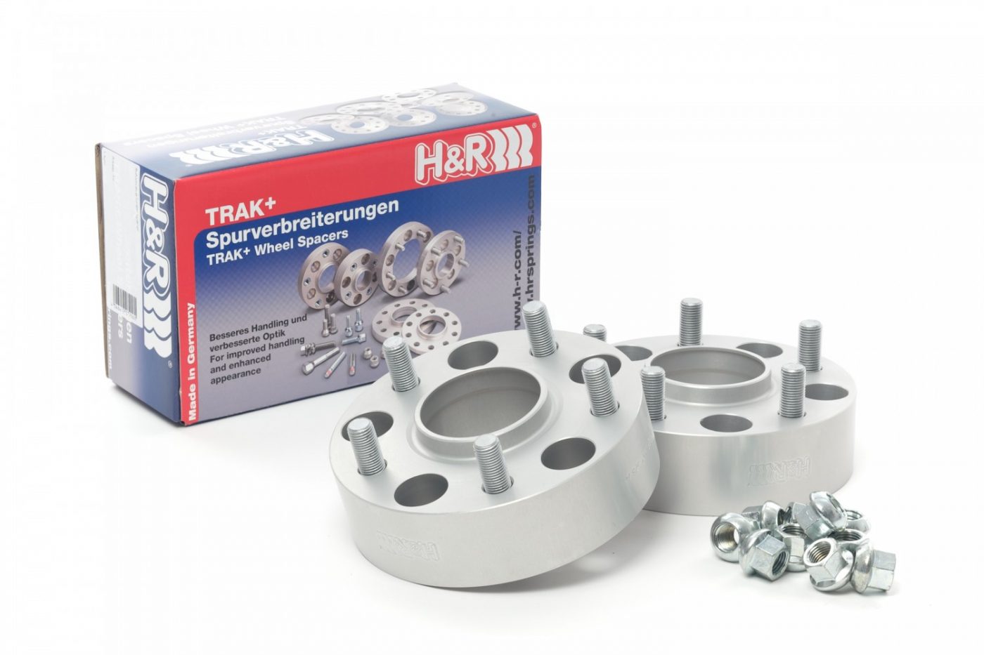H&R Trak+ DRM Hubcentric Wheel Spacers Evo X Turbomotiv