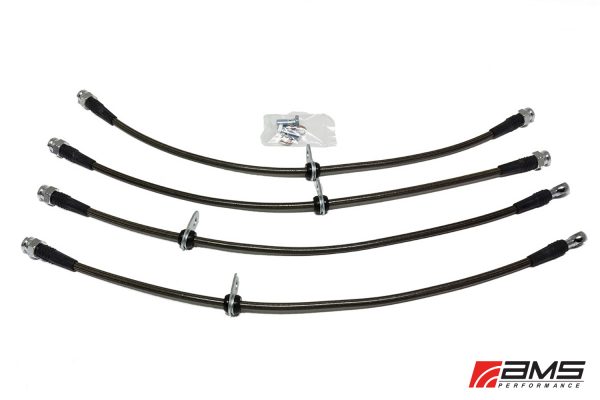 AMS Performance Stainless Steel Brake Lines Mitsubishi Evo X - Image 2