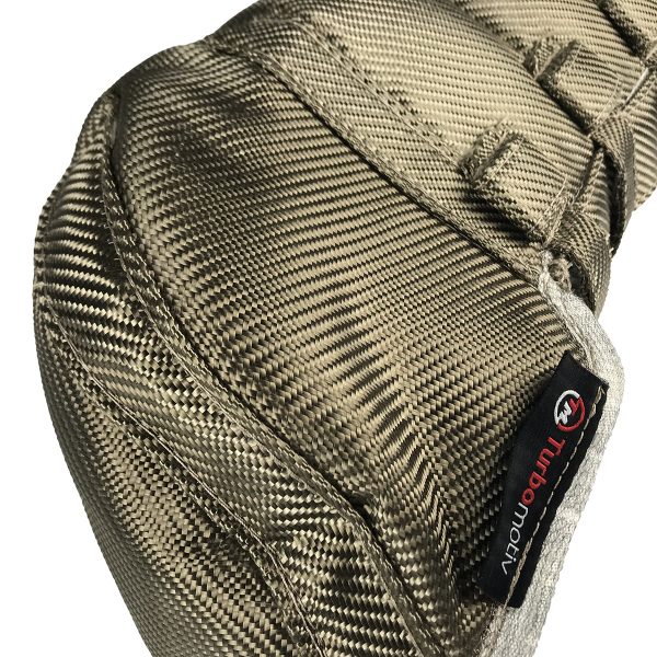 Turbomotiv Full-Race Downpipe Heat Shield Mitsubishi EVO X - Image 3